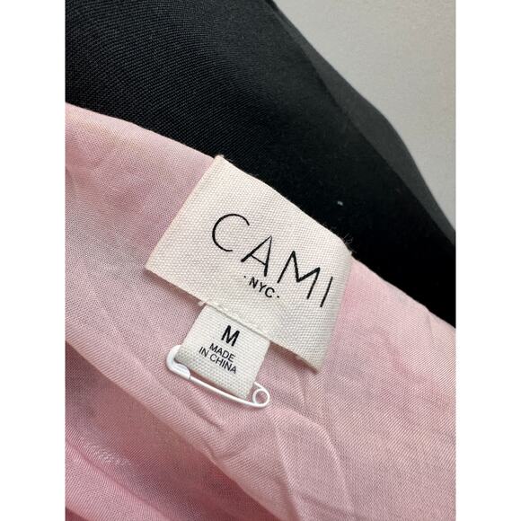 Cami NYC Naira Pink Maxi Dress Silk Floral Tiered Sweetheart Neck Size Medium M - Picture 7 of 9